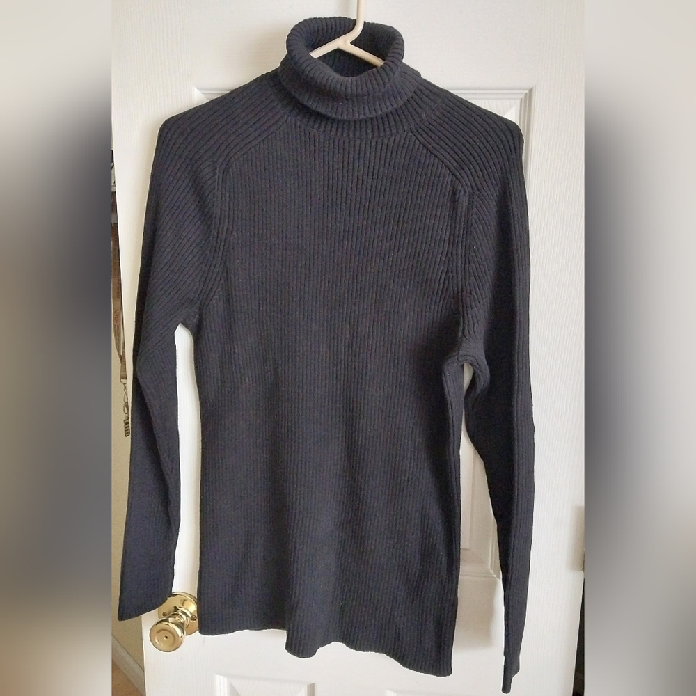 Black Turtleneck Sweater